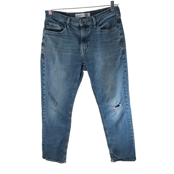 Signature Levis Mens Jeans S67 Athletic Distressed Grunge 32x30 Measures 32x28 - Picture 1 of 7